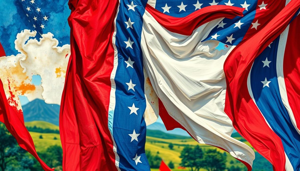 American flag symbolism